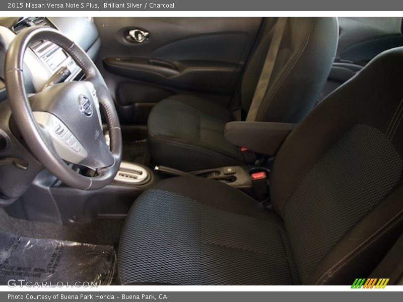 Brilliant Silver / Charcoal 2015 Nissan Versa Note S Plus