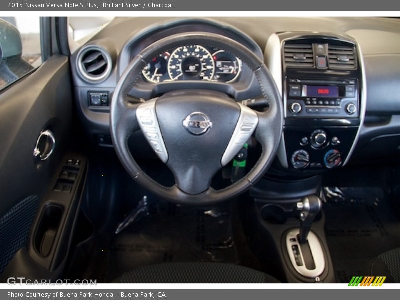 Brilliant Silver / Charcoal 2015 Nissan Versa Note S Plus