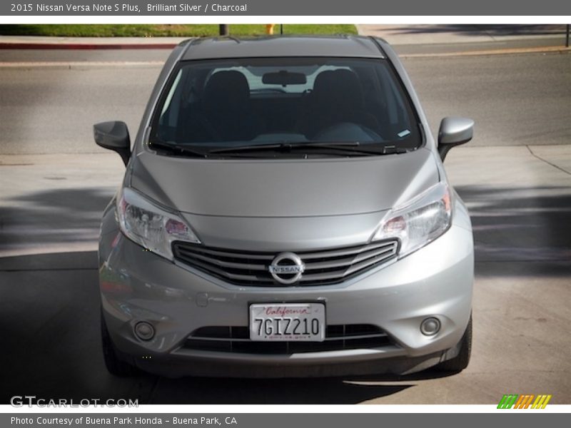 Brilliant Silver / Charcoal 2015 Nissan Versa Note S Plus