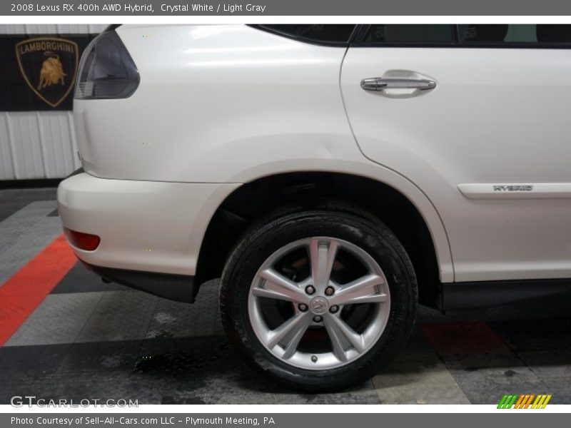 Crystal White / Light Gray 2008 Lexus RX 400h AWD Hybrid
