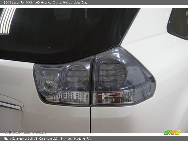 Crystal White / Light Gray 2008 Lexus RX 400h AWD Hybrid
