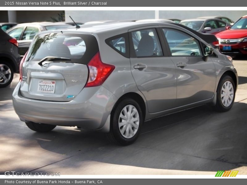 Brilliant Silver / Charcoal 2015 Nissan Versa Note S Plus