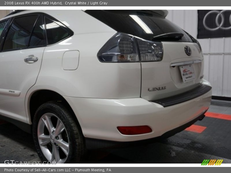Crystal White / Light Gray 2008 Lexus RX 400h AWD Hybrid