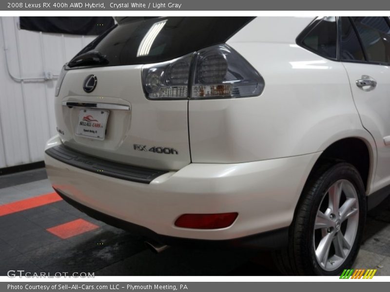 Crystal White / Light Gray 2008 Lexus RX 400h AWD Hybrid