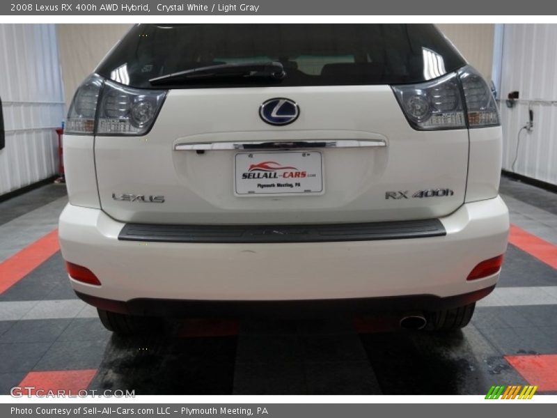 Crystal White / Light Gray 2008 Lexus RX 400h AWD Hybrid