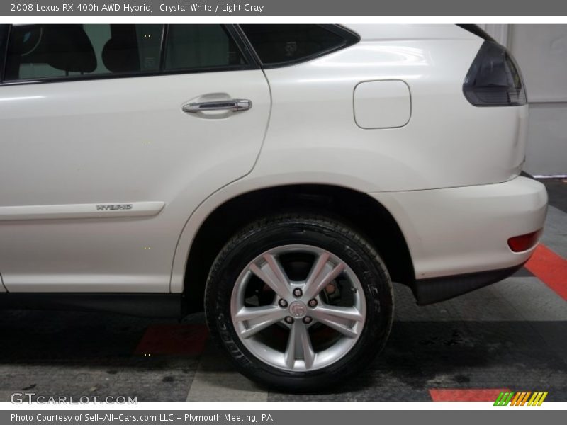Crystal White / Light Gray 2008 Lexus RX 400h AWD Hybrid