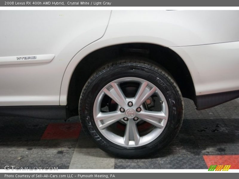 Crystal White / Light Gray 2008 Lexus RX 400h AWD Hybrid