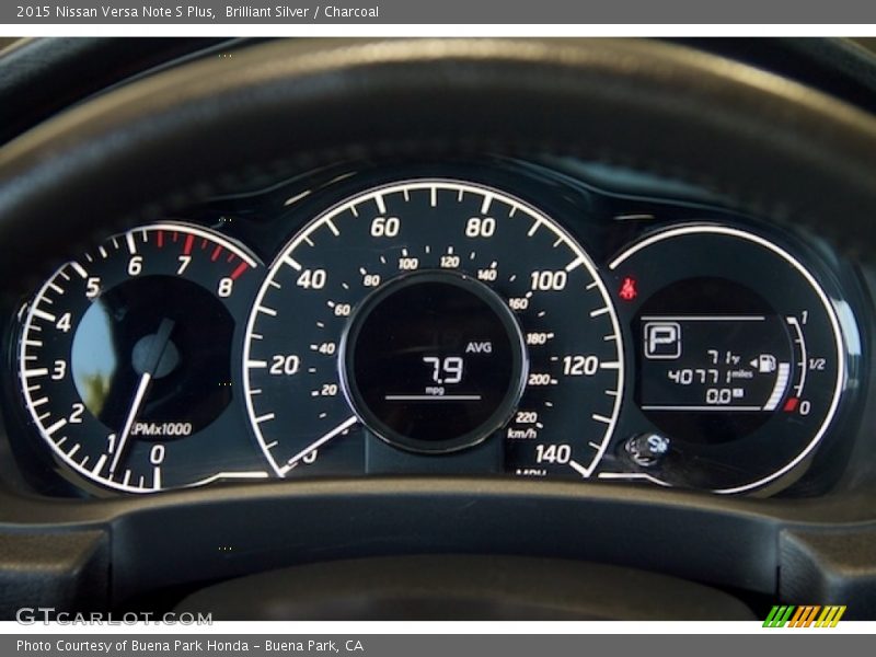Brilliant Silver / Charcoal 2015 Nissan Versa Note S Plus
