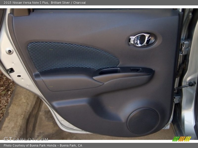 Brilliant Silver / Charcoal 2015 Nissan Versa Note S Plus