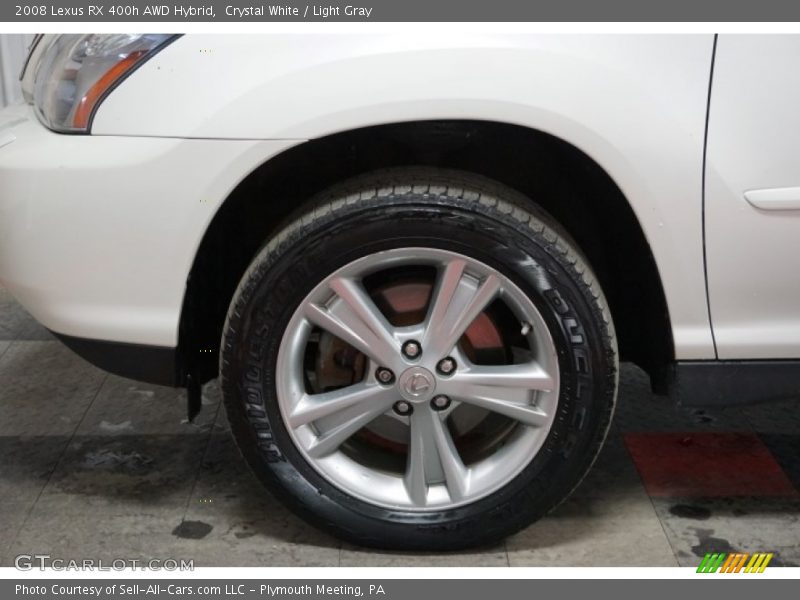 Crystal White / Light Gray 2008 Lexus RX 400h AWD Hybrid