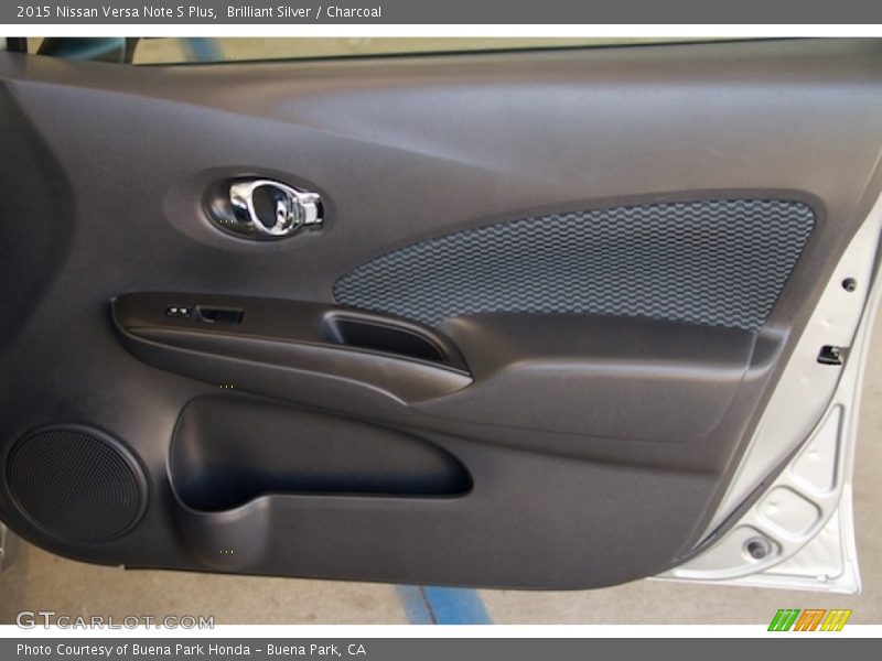 Brilliant Silver / Charcoal 2015 Nissan Versa Note S Plus