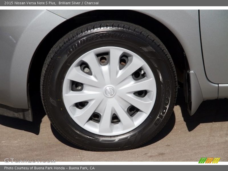 Brilliant Silver / Charcoal 2015 Nissan Versa Note S Plus