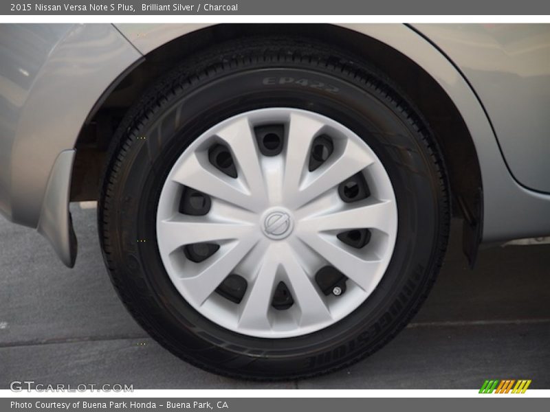 Brilliant Silver / Charcoal 2015 Nissan Versa Note S Plus