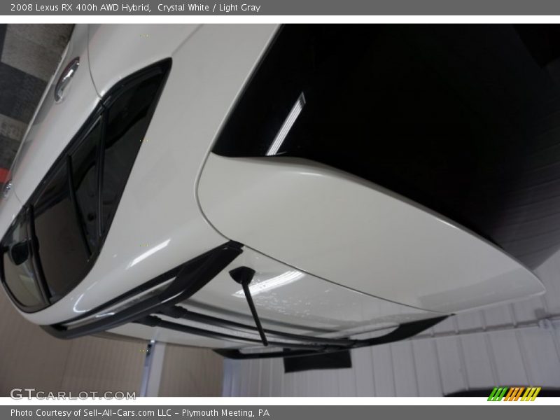 Crystal White / Light Gray 2008 Lexus RX 400h AWD Hybrid
