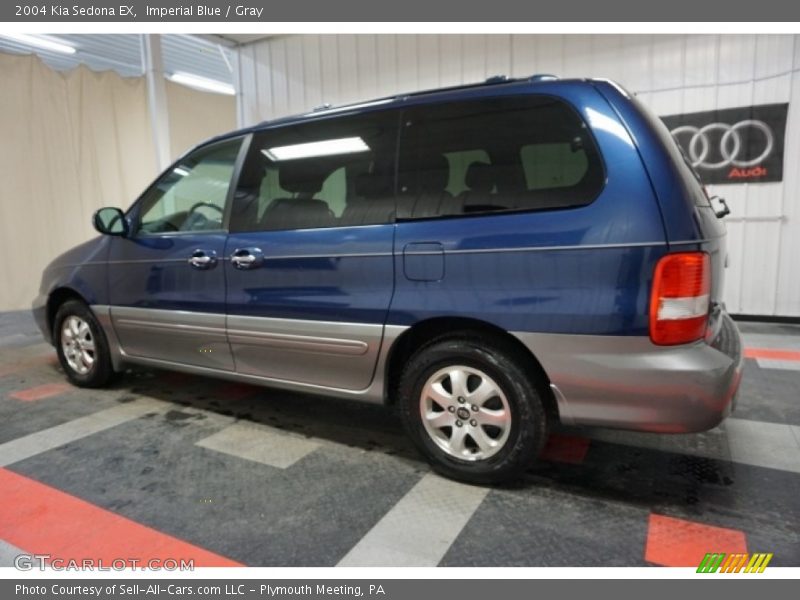 Imperial Blue / Gray 2004 Kia Sedona EX