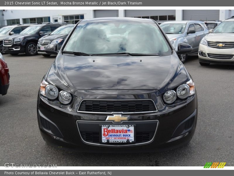 Mocha Bronze Metallic / Jet Black/Dark Titanium 2015 Chevrolet Sonic LT Sedan