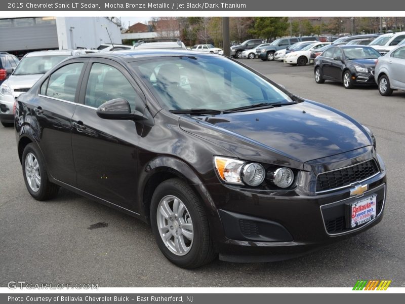 Mocha Bronze Metallic / Jet Black/Dark Titanium 2015 Chevrolet Sonic LT Sedan