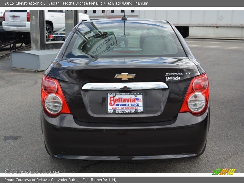 Mocha Bronze Metallic / Jet Black/Dark Titanium 2015 Chevrolet Sonic LT Sedan