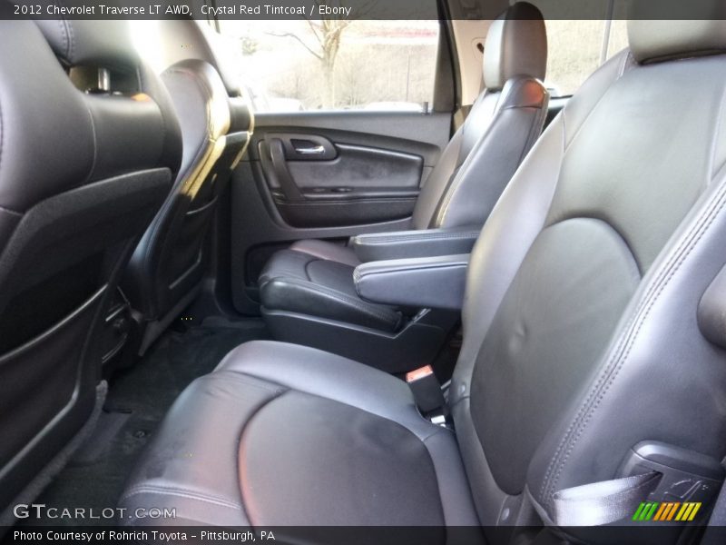 Crystal Red Tintcoat / Ebony 2012 Chevrolet Traverse LT AWD