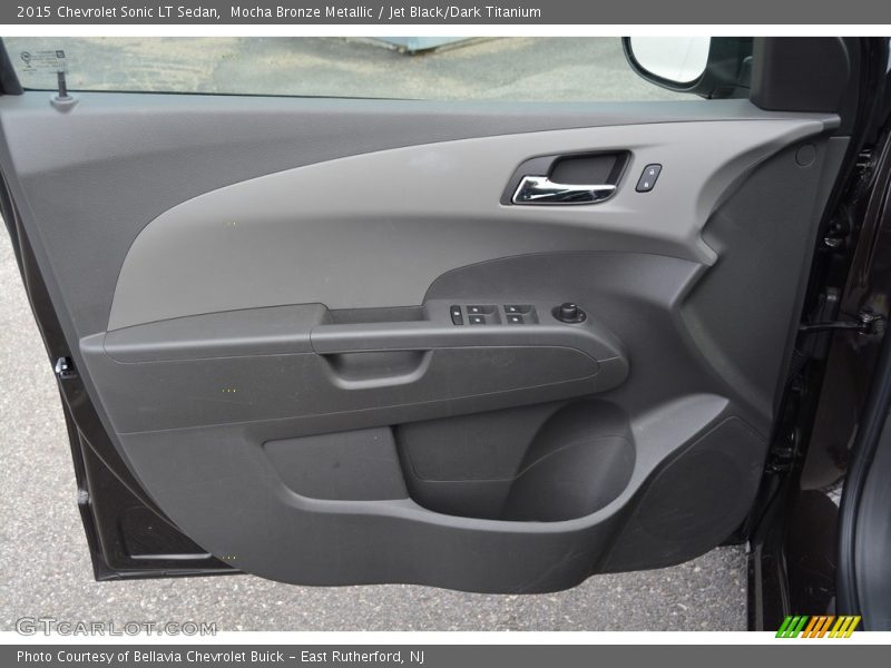 Mocha Bronze Metallic / Jet Black/Dark Titanium 2015 Chevrolet Sonic LT Sedan