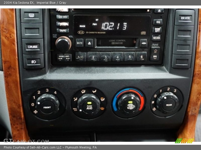 Imperial Blue / Gray 2004 Kia Sedona EX