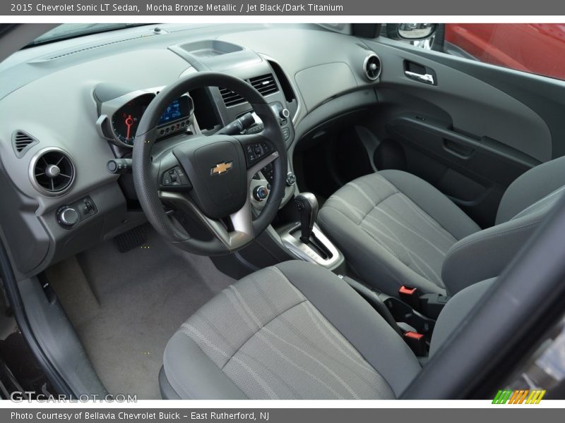 Mocha Bronze Metallic / Jet Black/Dark Titanium 2015 Chevrolet Sonic LT Sedan