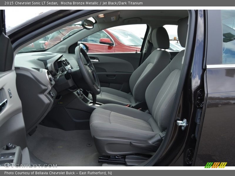 Mocha Bronze Metallic / Jet Black/Dark Titanium 2015 Chevrolet Sonic LT Sedan