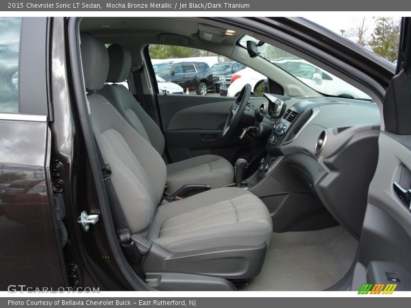 Mocha Bronze Metallic / Jet Black/Dark Titanium 2015 Chevrolet Sonic LT Sedan