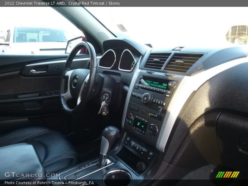 Crystal Red Tintcoat / Ebony 2012 Chevrolet Traverse LT AWD