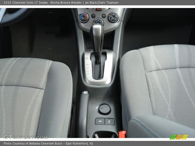 Mocha Bronze Metallic / Jet Black/Dark Titanium 2015 Chevrolet Sonic LT Sedan