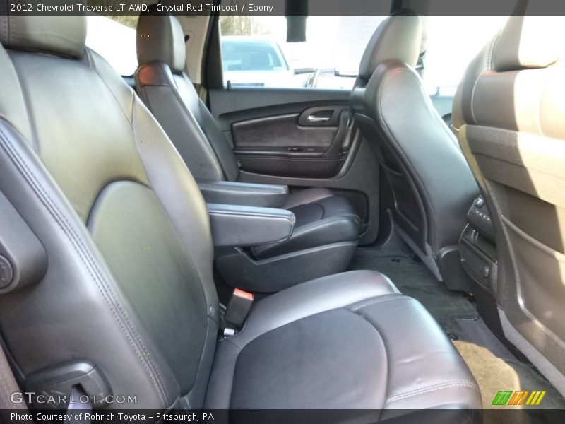 Crystal Red Tintcoat / Ebony 2012 Chevrolet Traverse LT AWD