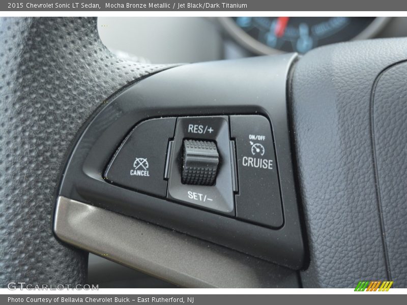 Mocha Bronze Metallic / Jet Black/Dark Titanium 2015 Chevrolet Sonic LT Sedan