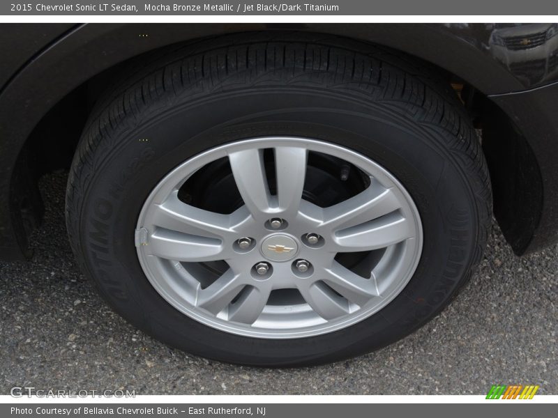 Mocha Bronze Metallic / Jet Black/Dark Titanium 2015 Chevrolet Sonic LT Sedan