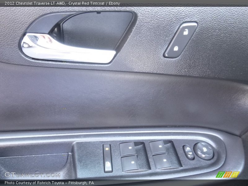 Crystal Red Tintcoat / Ebony 2012 Chevrolet Traverse LT AWD