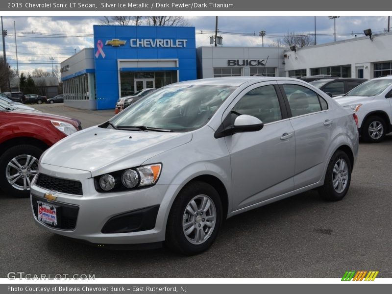 Silver Ice Metallic / Dark Pewter/Dark Titanium 2015 Chevrolet Sonic LT Sedan