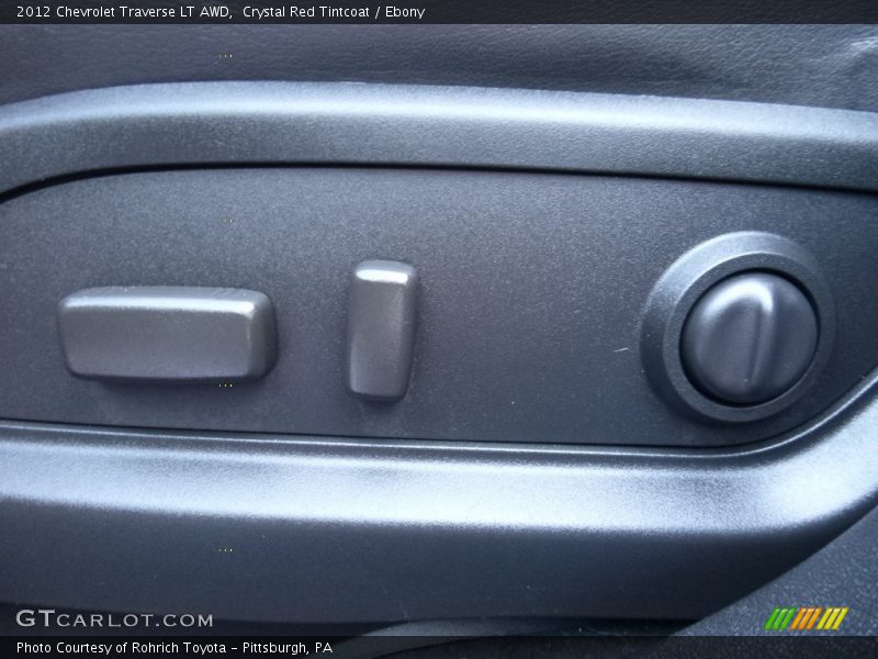 Crystal Red Tintcoat / Ebony 2012 Chevrolet Traverse LT AWD