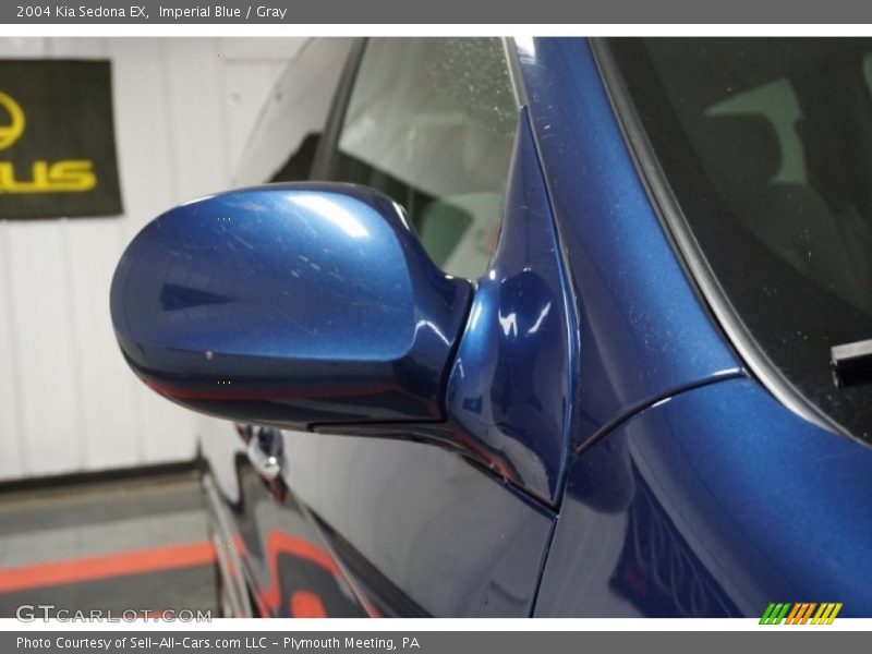 Imperial Blue / Gray 2004 Kia Sedona EX