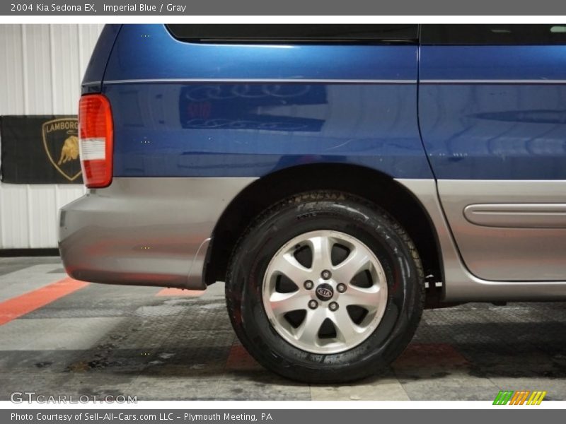 Imperial Blue / Gray 2004 Kia Sedona EX