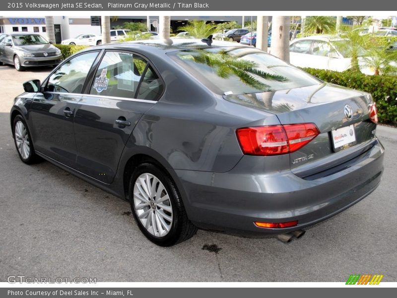 Platinum Gray Metallic / Titan Black 2015 Volkswagen Jetta SE Sedan