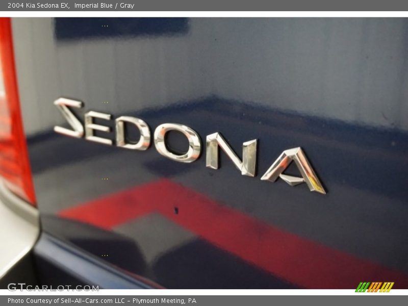 Imperial Blue / Gray 2004 Kia Sedona EX
