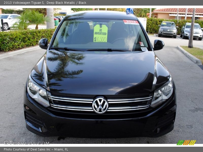 Deep Black Metallic / Black 2013 Volkswagen Tiguan S