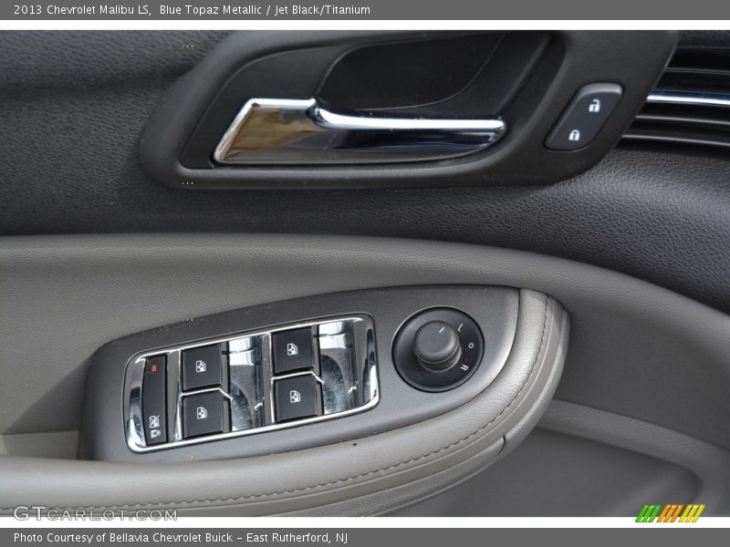 Blue Topaz Metallic / Jet Black/Titanium 2013 Chevrolet Malibu LS