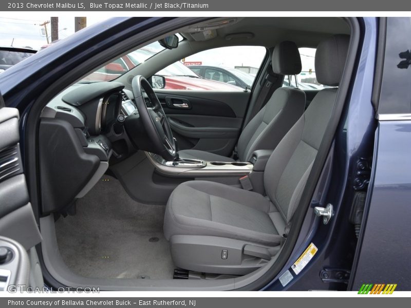 Blue Topaz Metallic / Jet Black/Titanium 2013 Chevrolet Malibu LS