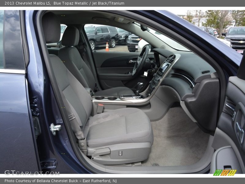 Blue Topaz Metallic / Jet Black/Titanium 2013 Chevrolet Malibu LS