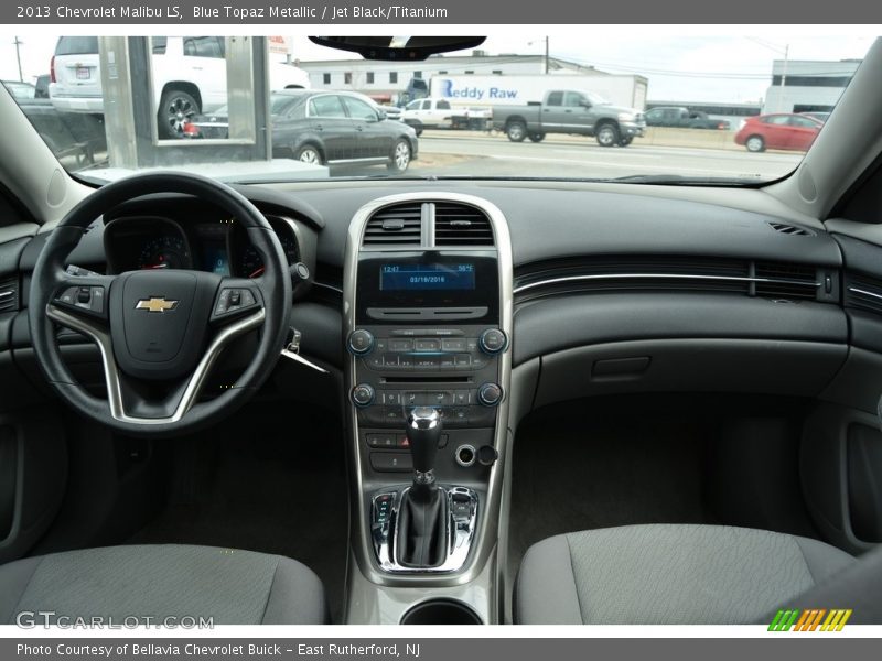 Blue Topaz Metallic / Jet Black/Titanium 2013 Chevrolet Malibu LS