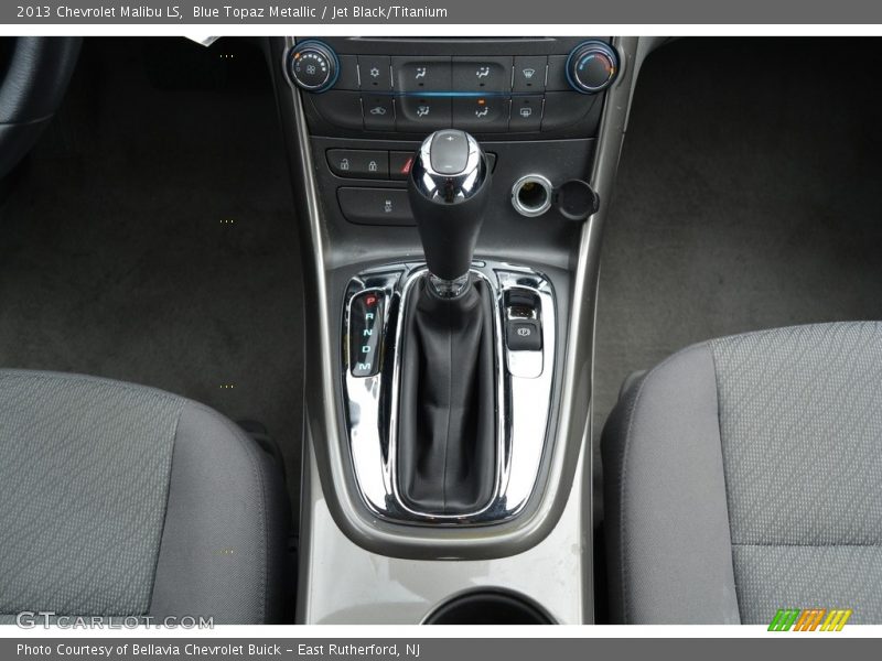 Blue Topaz Metallic / Jet Black/Titanium 2013 Chevrolet Malibu LS