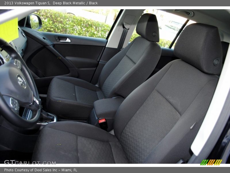 Deep Black Metallic / Black 2013 Volkswagen Tiguan S
