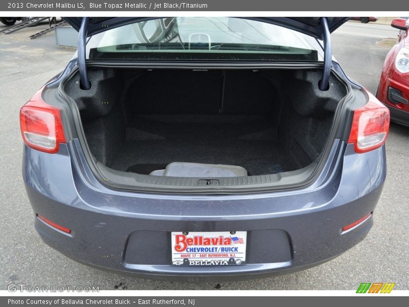 Blue Topaz Metallic / Jet Black/Titanium 2013 Chevrolet Malibu LS