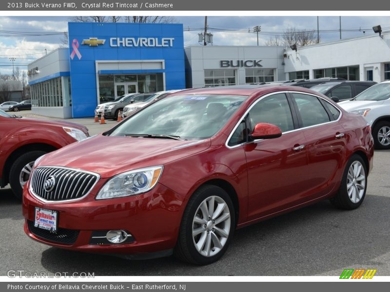 Crystal Red Tintcoat / Cashmere 2013 Buick Verano FWD
