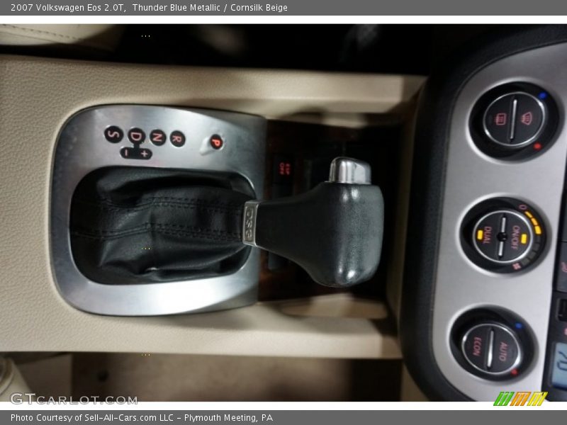 Thunder Blue Metallic / Cornsilk Beige 2007 Volkswagen Eos 2.0T